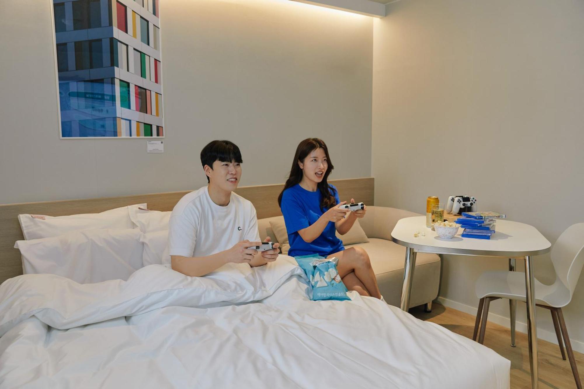Aank Hotel Incheon Songdo Bagian luar foto